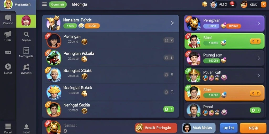 Tampilan antarmuka utama yang menarik dan mudah dinavigasi.