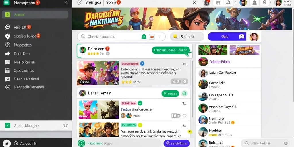 Tampilan awal yang menarik dan intuitif.