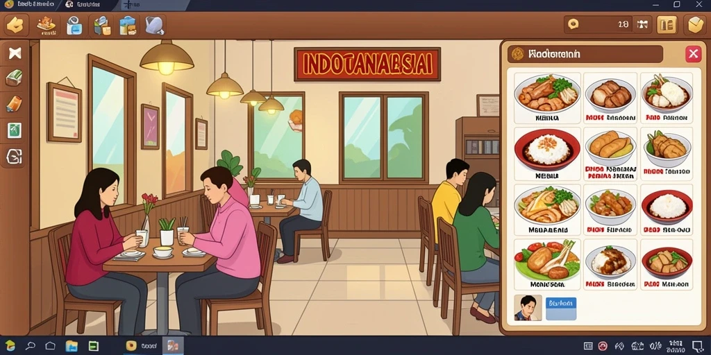 Tampilan antarmuka yang user-friendly.