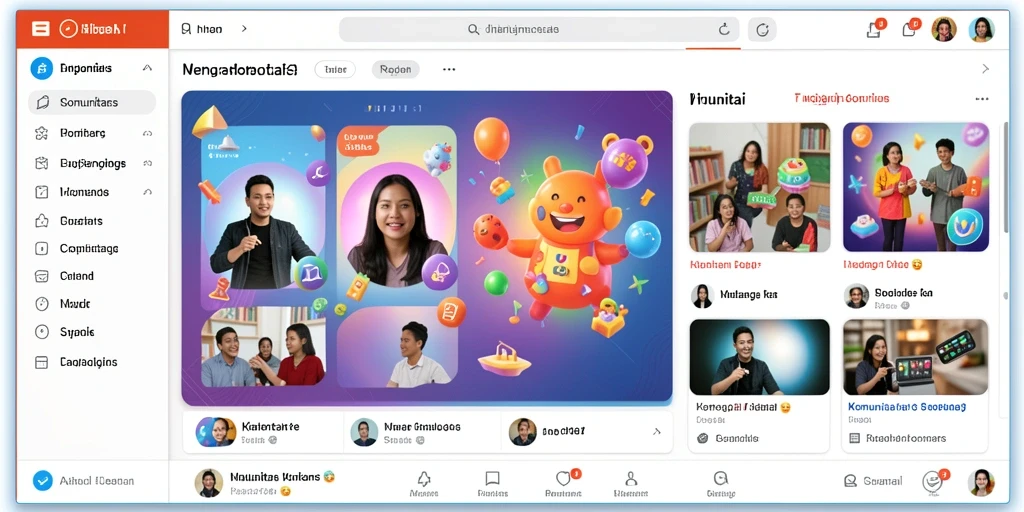 Tampilan antarmuka yang menarik dan user-friendly.
