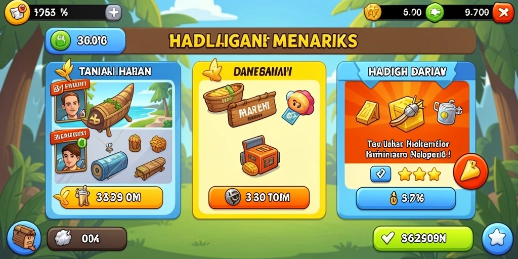 Screenshot menunjukkan antarmuka aplikasi yang bersih dan menarik.