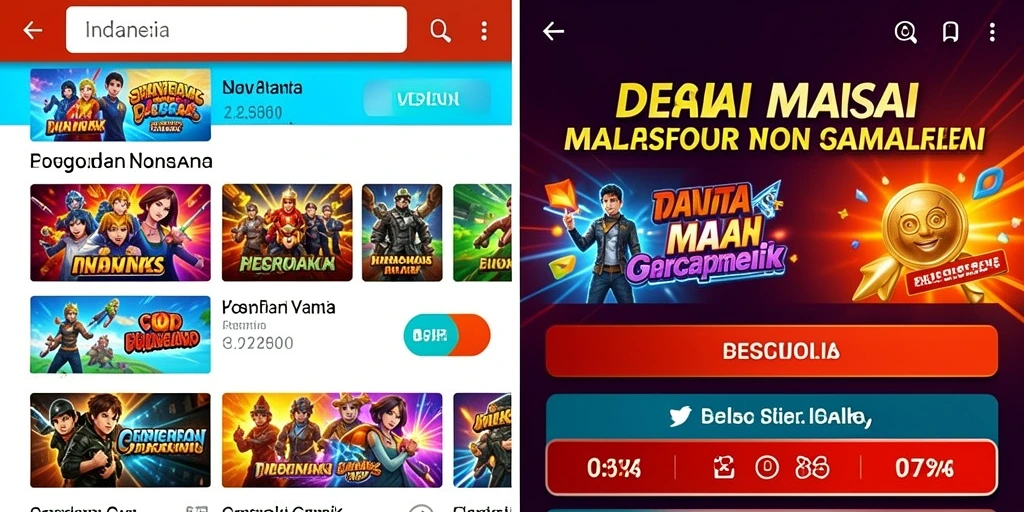 Tampilan antarmuka HARGATOTO yang menarik dan modern.