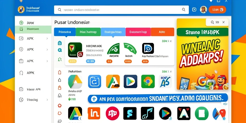 Tampilan awal yang menarik dan intuitif.