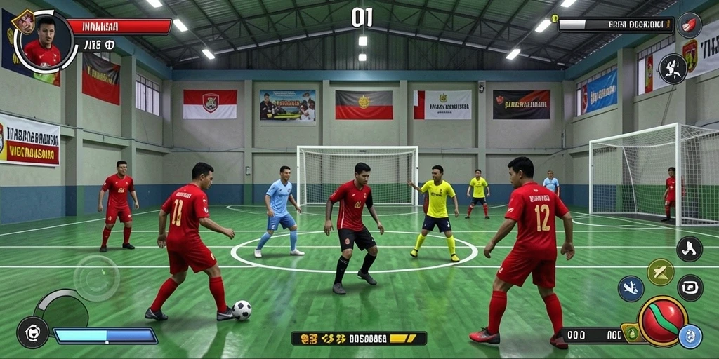 Screenshot menampilkan misi hutan yang menantang.