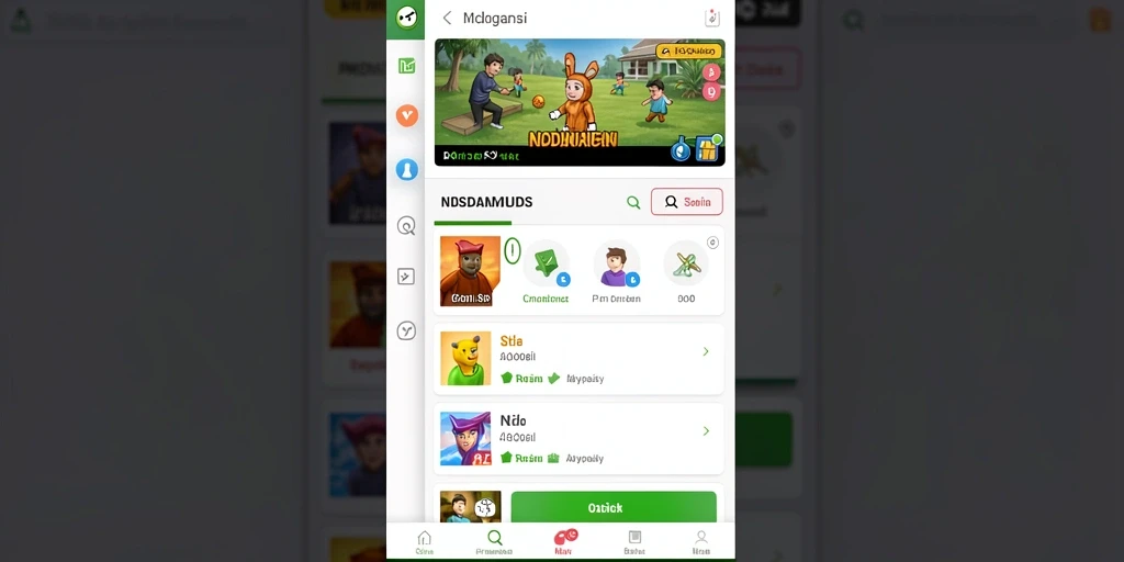 Tampilan antarmuka pengguna yang menarik dan modern.