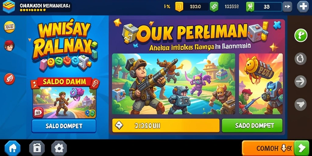 Tampilan antarmuka yang sederhana dan menarik.