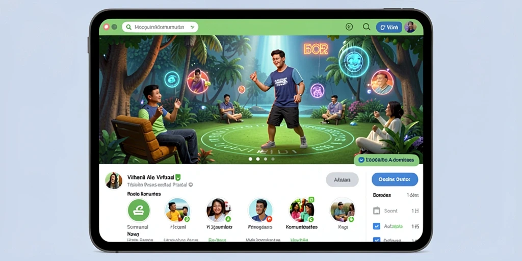 Tampilan awal yang menarik dan intuitif.