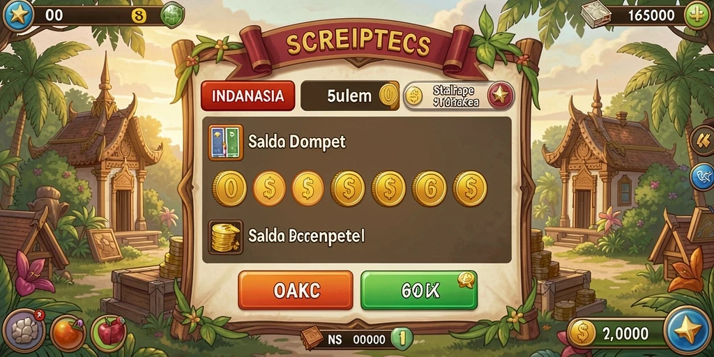 Tampilan menarik dengan berbagai tema slot yang unik.