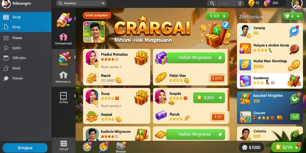 Screenshot menunjukkan karakter baru yang menarik.